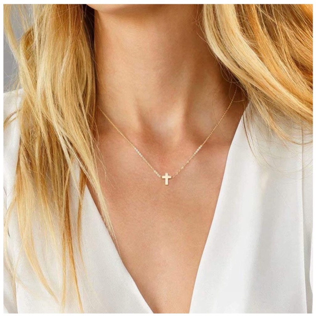 14k Small Cross Pendant 14 14k Plated New